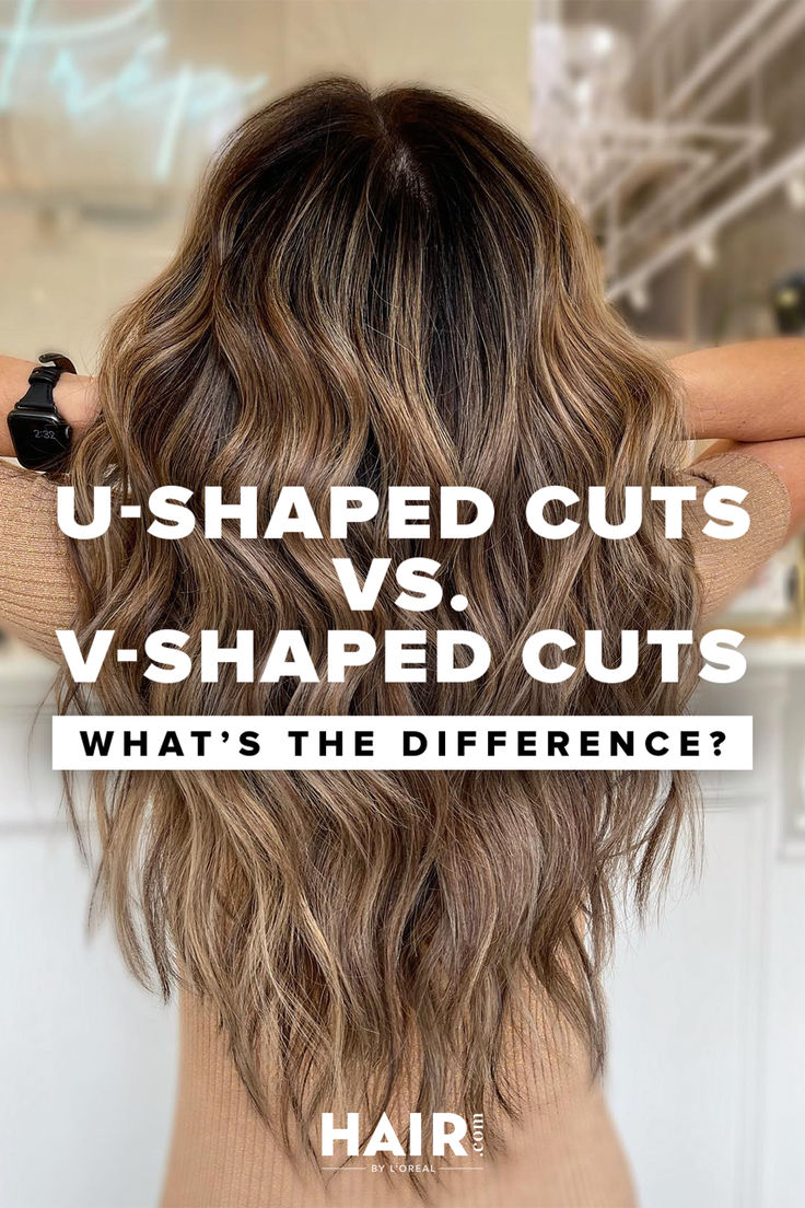 If you’re tired of your blunt cut, consider adding interest with a U-cut or a V-cut. Keep reading for everything you need to know before hitting the salon. U Haircut For Long Hair With Layers, V Cut Vs U Cut Hair, U Layered Haircut Medium, U Vs V Haircut, Medium V Cut Hair, V Cut Hair Medium Length, U Shape Haircut With Layers, Hair Shapes Haircuts, Long Layered V Cut Hair