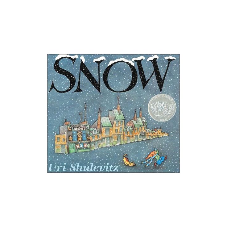 an illustrated book with the title snow written in chinese