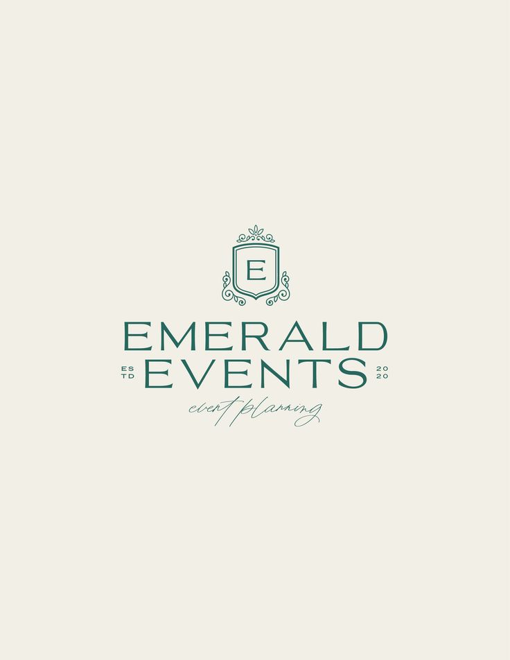 Elegant & Timeless Event Planning Logo & Branding Event Center Logo Design, Event Space Logo Design, Event Planning Logo Design, Events Planning Logo, Event Styling Logo, Rental Company Logo, Logo For Event Planners, Events Logo Design Ideas, Event Rental Logo