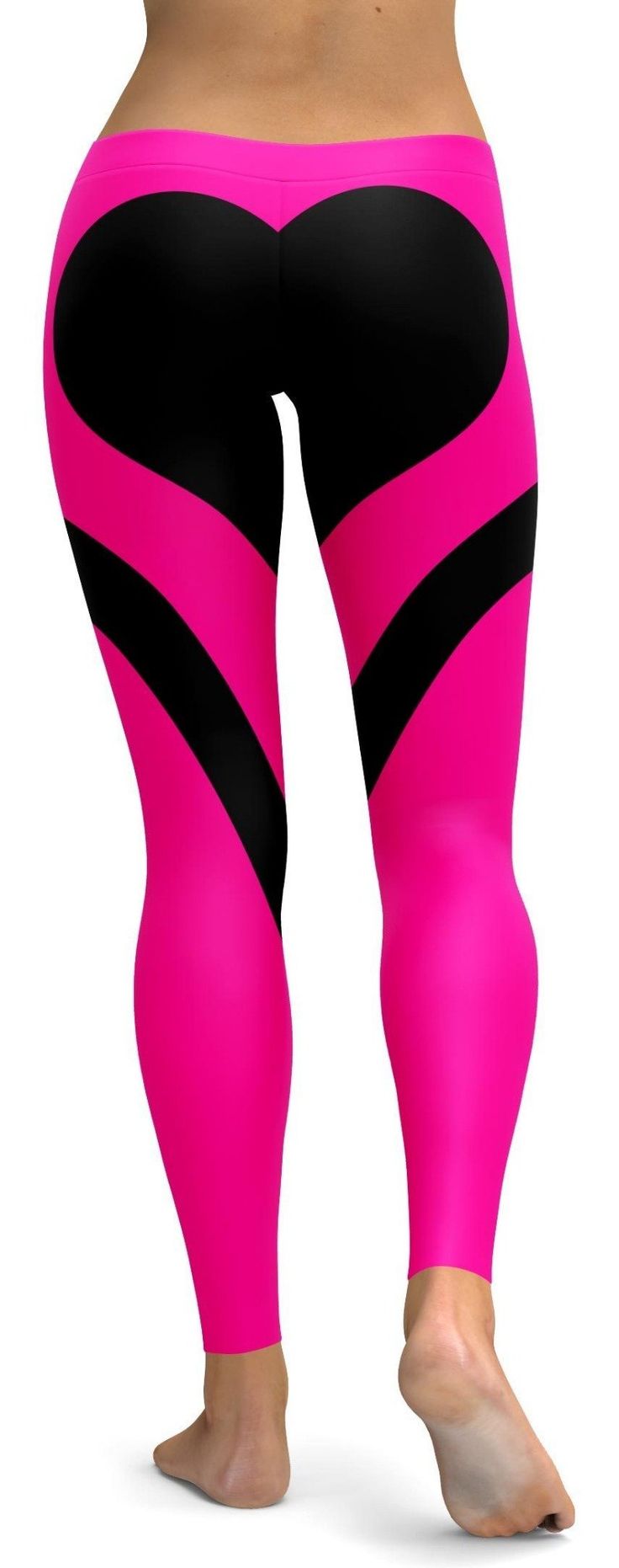 Fun Tights, Heart Yoga, Heart Leggings, Womens Fashions, Cat Costume, Gym Pants, Workout Outfits, Performance Leggings, Dress The Population