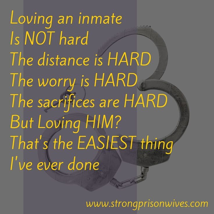 an image with the words loving an inmate is not hard and the distance is hard