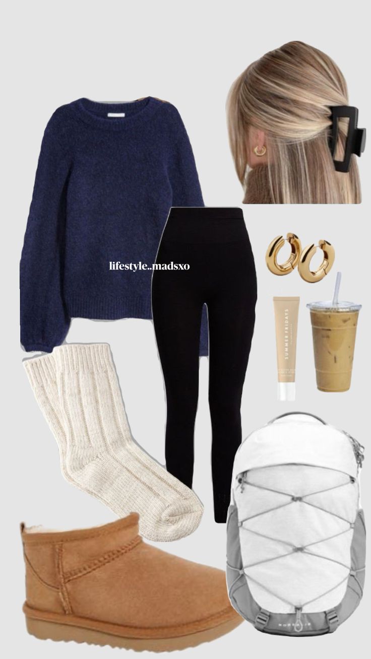 College Class Outfits Fall, Cute Clothes For Cold Weather, What To Wear To School In Fall, What To Wear In 70 Degree Weather, Comfy College Outfit Winter, Cute Neutral Outfits, Fall Wardrobe 2024, Cold Day Outfits For School, Fits For School Comfy