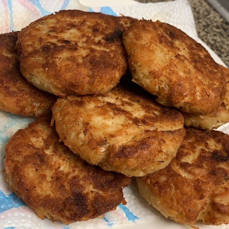 some fried food is on a white plate