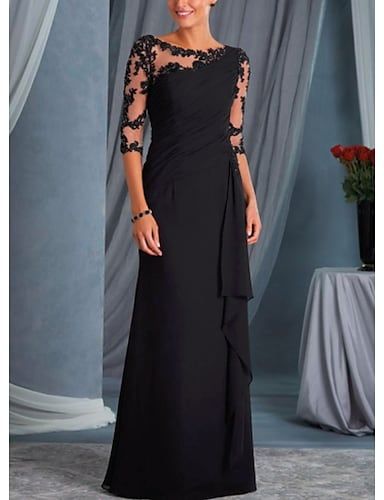 Foral Dress, Lace Wedding Guest Dress, Wedding Guest Dresses Long, Black Tie Dresses, Tie Dresses, Long Dress Plus Size, Tight Black Dress, Sukienki Plus Size, Long Dresses Elegant