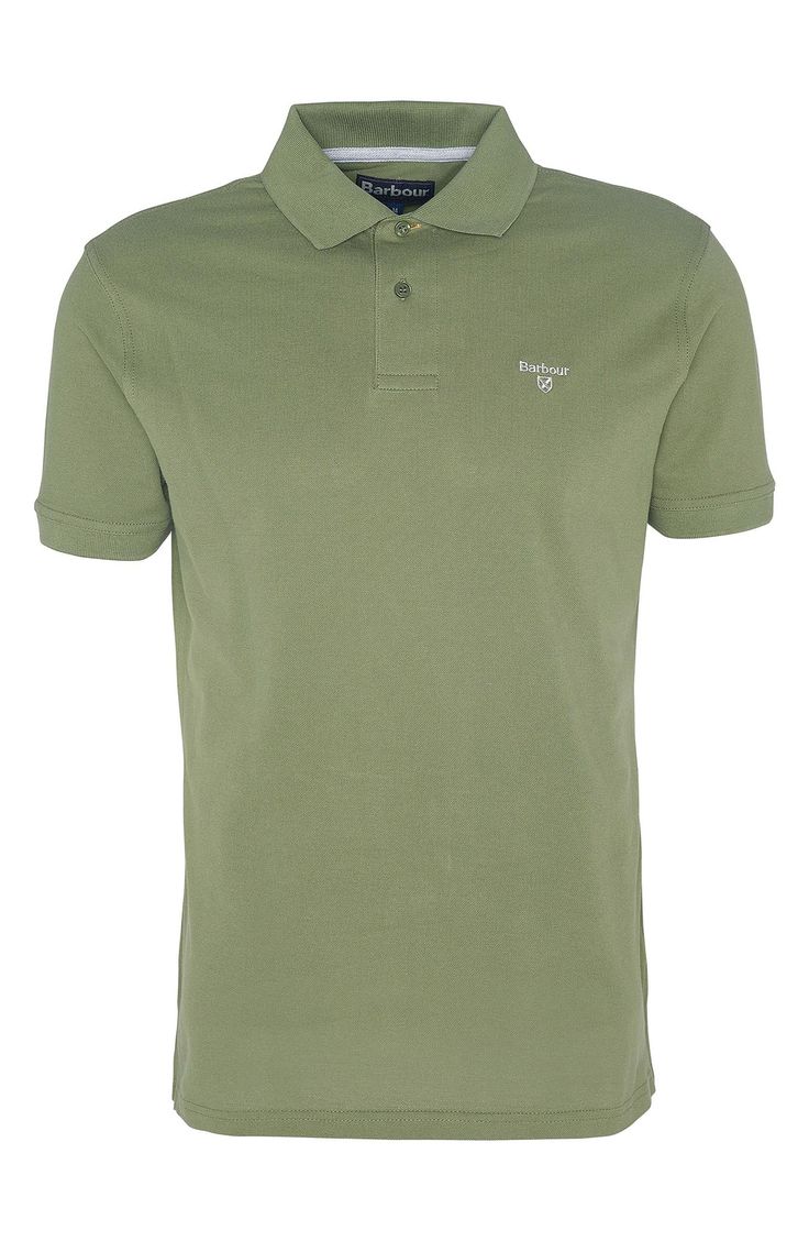 Solid hues means easy versatility in a polo made of breathable cotton piqué that brings sporty, off-court vibes to all your favorite looks. 27 1/2" length (size Medium) Button half-placket Spread collar Short sleeves 100% cotton Machine wash, dry flat Imported Green Cotton Polo Shirt With Ribbed Collar, Green Cotton Sporty Polo Shirt, Green Sporty Cotton Polo Shirt, Sporty Green Cotton Polo Shirt, Sporty Cotton Polo Shirt For Summer, Classic Green Polo Shirt With Relaxed Fit, Collared Polo Shirt For Sports In Spring, Spring Sports Polo Shirt With Collar, Collared Polo Shirt For Spring Sports