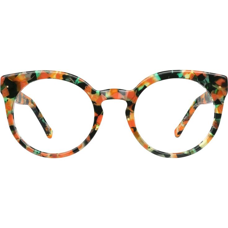 Librarian meets style star in these chic round glasses. The glossy hand-polished acetate eyeglasses is a nod to a cat-eye shape without going all the way there. The look is available in a wide range of colors and looks great as glasses and sunglasses. | Zenni Women's Cat-Eye Prescription Eyeglasses Orange Plastic Stylish Eyeglasses For Women, Round Eyeglasses Frames, Eye Prescription, Diamond Face Shape, Stylish Eyeglasses, Cat Glasses, Rim Design, Zenni Optical, Diamond Face