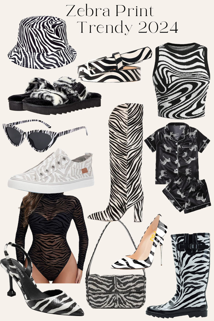 Zebra Print Zebra Outfit, Zebra Print Clothes, Black And White Style, Trendy Outfit, Bold Black, Clothes Accessories, White Style, Zebra Print, Fashion Trend