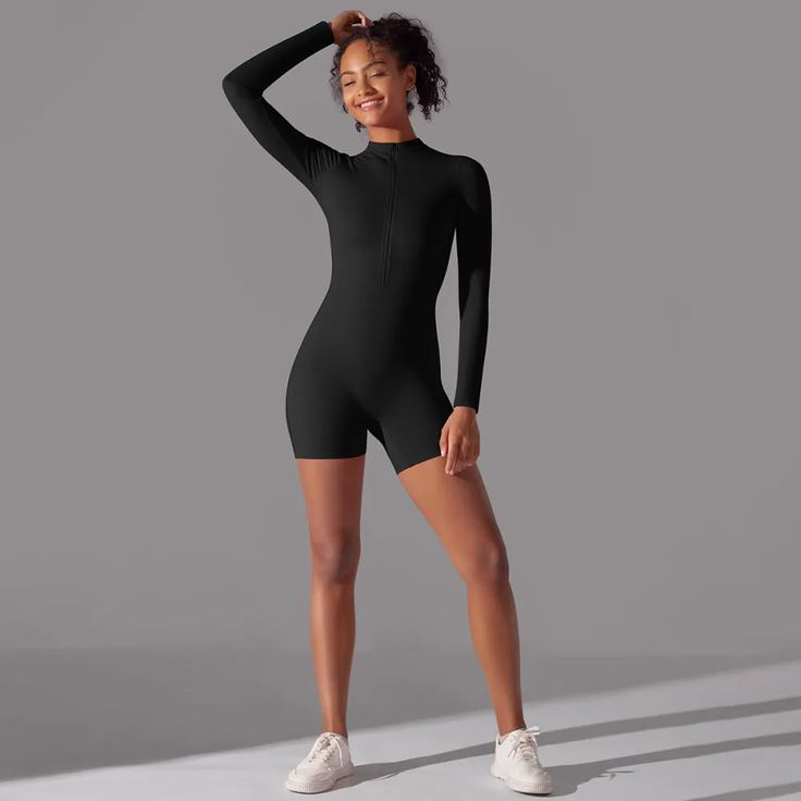 The B|Fit CONTOUR Unitard is the ultimate gym companion. With its sleek design and comfortable fit, this unitard offers both style and performance. Move freely and confidently through your workout, knowing this unitard has you covered. Perfect for any fitness enthusiast. Collar Bodysuit, Sports Clothes, Mens Joggers, Yoga Wear, Sports Leggings, Cropped Leggings, Shapewear, Sport Fitness, Sleek Design