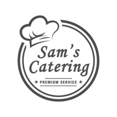 sam's catering logo design