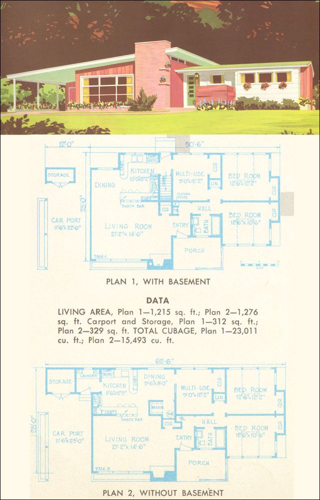 an old house with blueprints and plans on the front, side and back