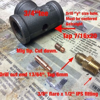 an image of some type of fittings on top of the newspaper with instructions for how to use them