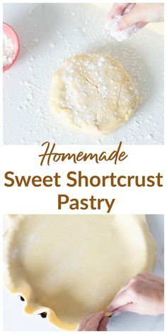 homemade sweet shortcrust pastry recipe