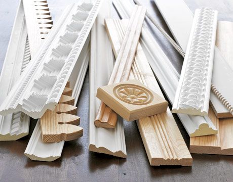 several different types of wood moulders on a table