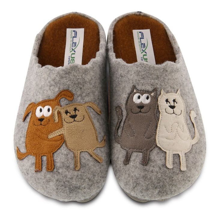 Show off your love for animals with these Flexus by Spring Step Petlove slippers. Show off your love for animals with these Flexus by Spring Step Petlove slippers. SLIPPER FEATURES Comfort padded insole Non-skid sole SLIPPER CONSTRUCTION Textile upper Wool lining Textile insole Rubber outsole SLIPPER DETAILS Round toe Slip-on Padded footbed Size: 37. Color: Grey. Gender: female. Age Group: adult. Material: Canvas.