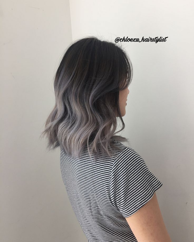 Short Hair Makeup, Silver Ombre Hair, Ombre Hairstyles, Grey Ombre Hair, Short Ombre Hair, Hair Silver, Silver Ombre, Hairstyles For, Short Hair Balayage