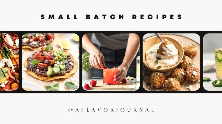 A Flavor Journal (Small Batch Recipes)