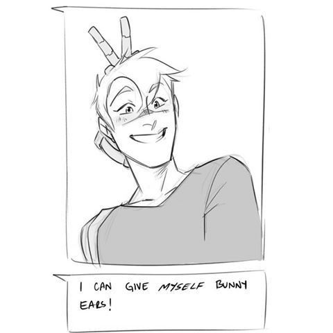 an image of a cartoon character with the caption i can give myself bunny ears