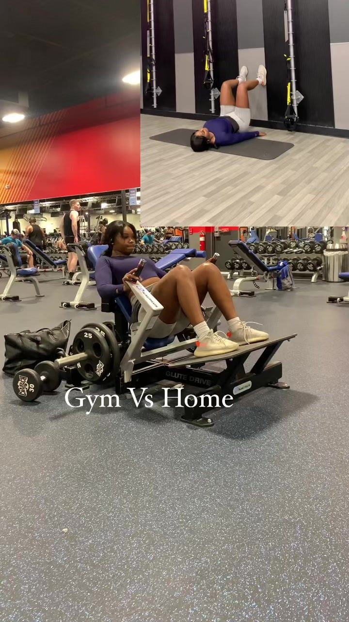 a woman doing an exercise on a rowing machine in a gym with the words gym written below