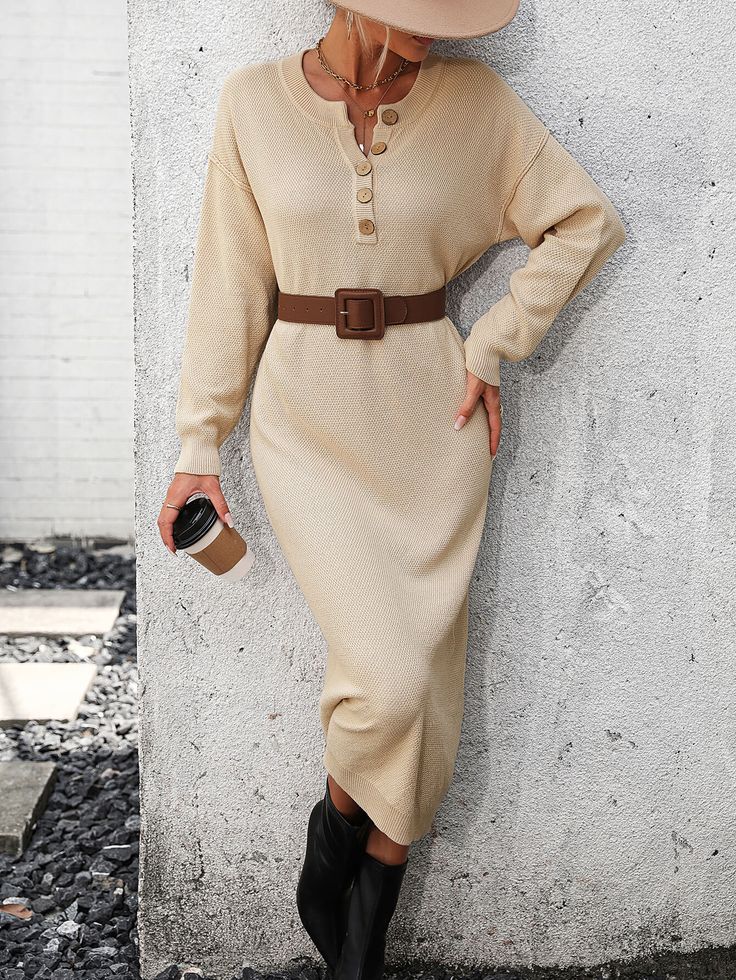 Beige Midi Sweater Dress, Long Knit Sweater, Sweater Maxi Dress, Streetwear Mode, Long Sweater Dress, Cotton Blends Dress, Sleeveless Long Dress, Sweater Dress Midi, Versatile Dresses