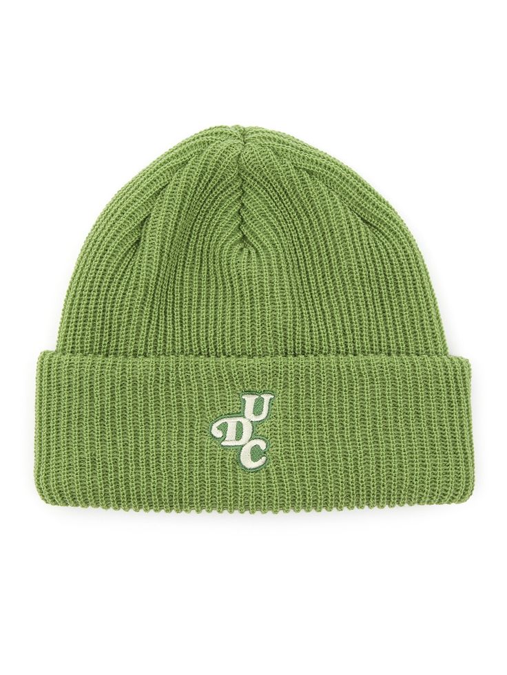 Editor's notesThe casual beanie with a bold logo embroidery that adds unique mood. Made of thick ribbed fabric, it is comfy and cozy and keeps warmth. The perfect design is matched with various styles.- Knit textile- Ribbed fabric- Logo embroidery- Comfy and cozyMeasurements(in.)One Size- Length: 7.1-7.5 in.Composition & Care- 100% Acrylic- Refer to care labelDesigner- by UNDERCONTROL Cotton Beanie With Logo Patch, Casual Beanie With Embroidered Logo For Winter, Casual Cotton Beanie With Embroidered Logo, Casual Embroidered Logo Beanie For Winter, Casual Knitted Hat For Streetwear, Fall Green Cotton Hat, Casual Knitted Streetwear Hats, Cotton Knitted Hats For Streetwear, Knitted Cotton Hats For Streetwear