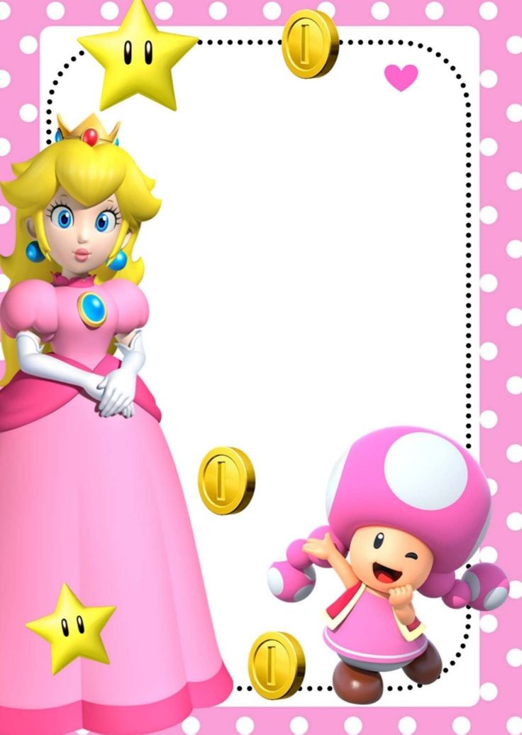 an image of mario and princess peach in the pink dress with stars around her head