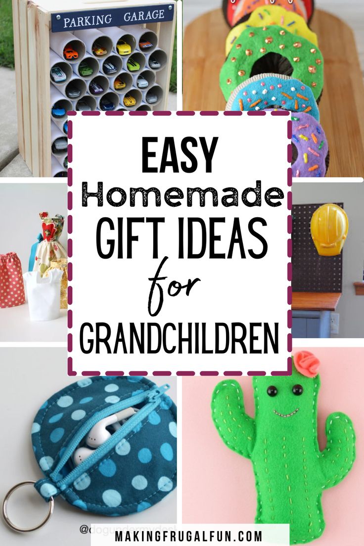 homemade gift ideas for grandchilds that are easy to make