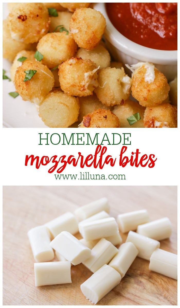 homemade mozzarella bites are the perfect appetizer to serve at any party