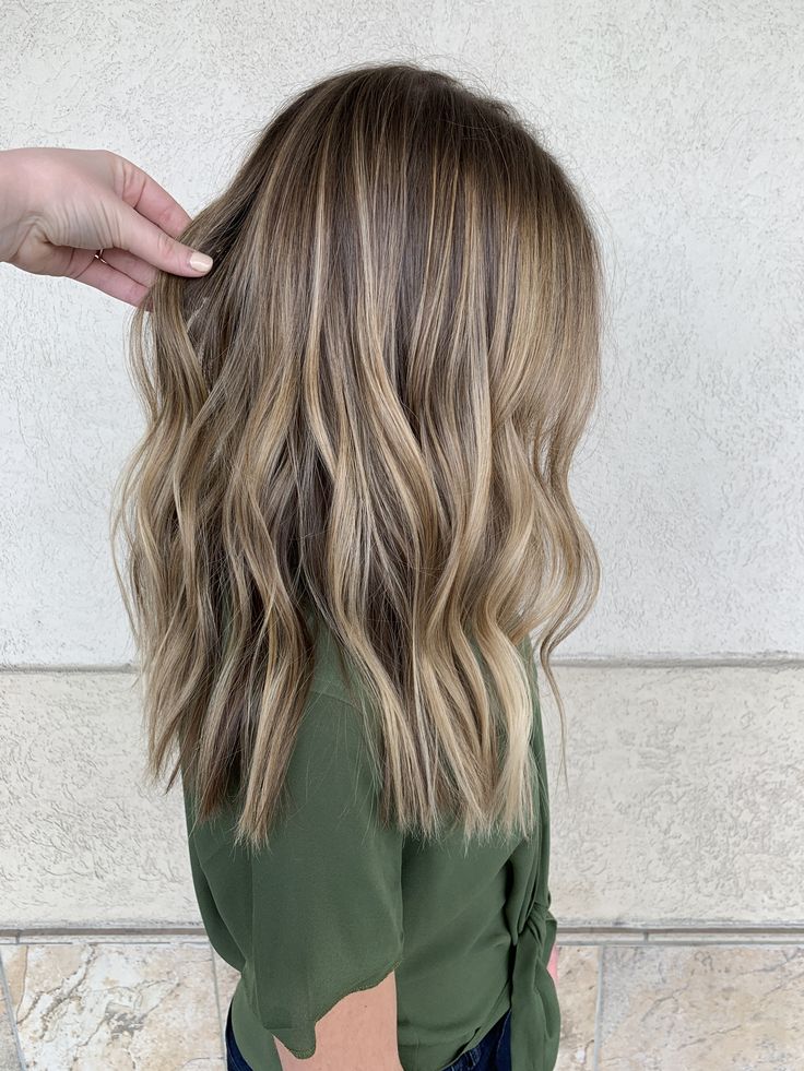 Light Brown Hair With Babylights Subtle Balayage, Cute Mom Hair Colors, Partial Highlight Balayage, Partial Blonding On Brown Hair, Partial Foil On Light Brown Hair, Ways To Cover Grey Hair, Partial Foil Balayage, Surface Layers Hair, Partial Foil Brunette