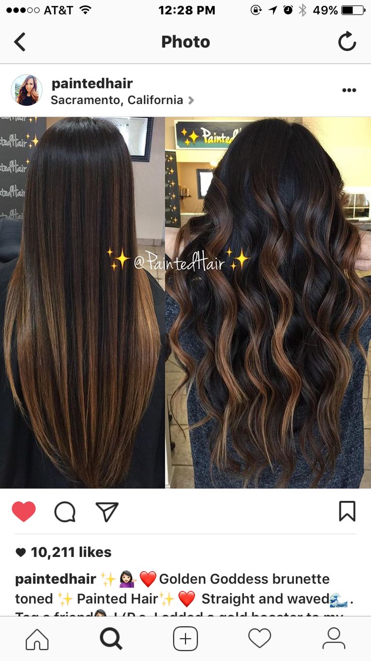 Dark bayalage Brunette Balayage Hair With Extensions, Black Hair Balayage, Hair Ombre, Brunette Balayage Hair, Different Hair, Brown Hair Balayage, Brown Blonde Hair, Ombre Hair Color, Hair Color And Cut