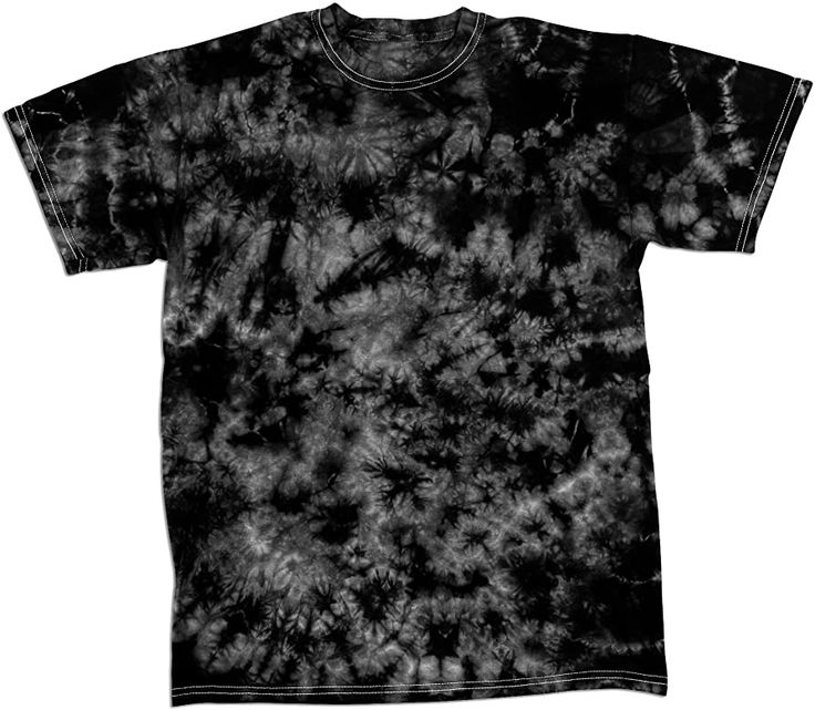 a black and white tie dye t - shirt