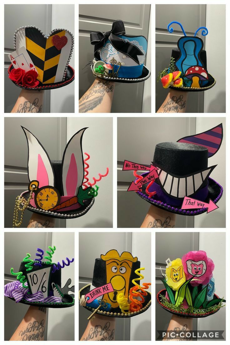 many different hats have been made to look like cartoon characters