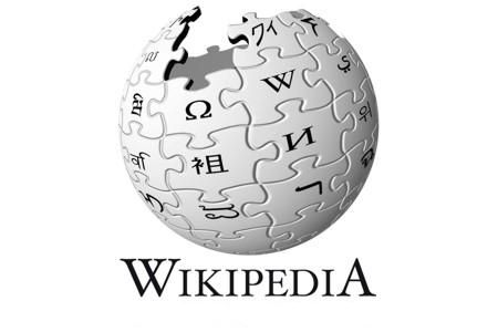 an image of a puzzle ball with the word wikipedia on it's front and side