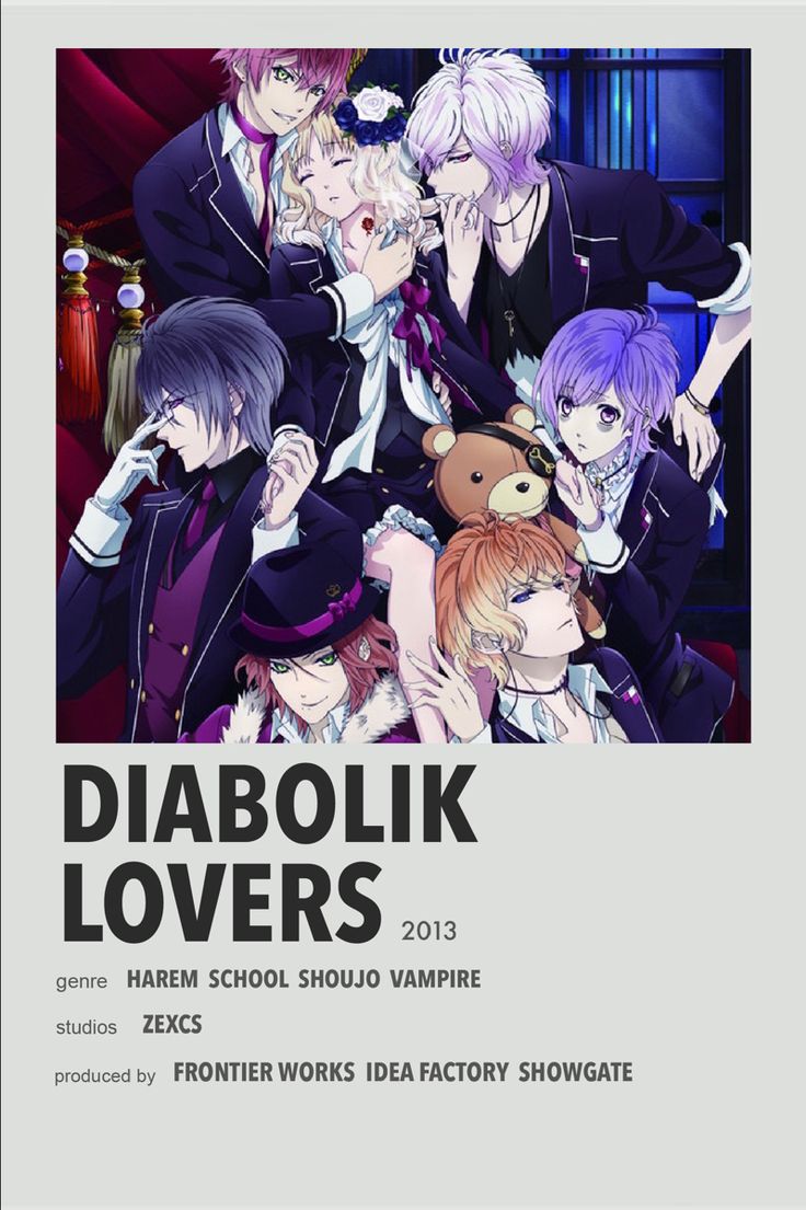 the poster for diabolik lovers