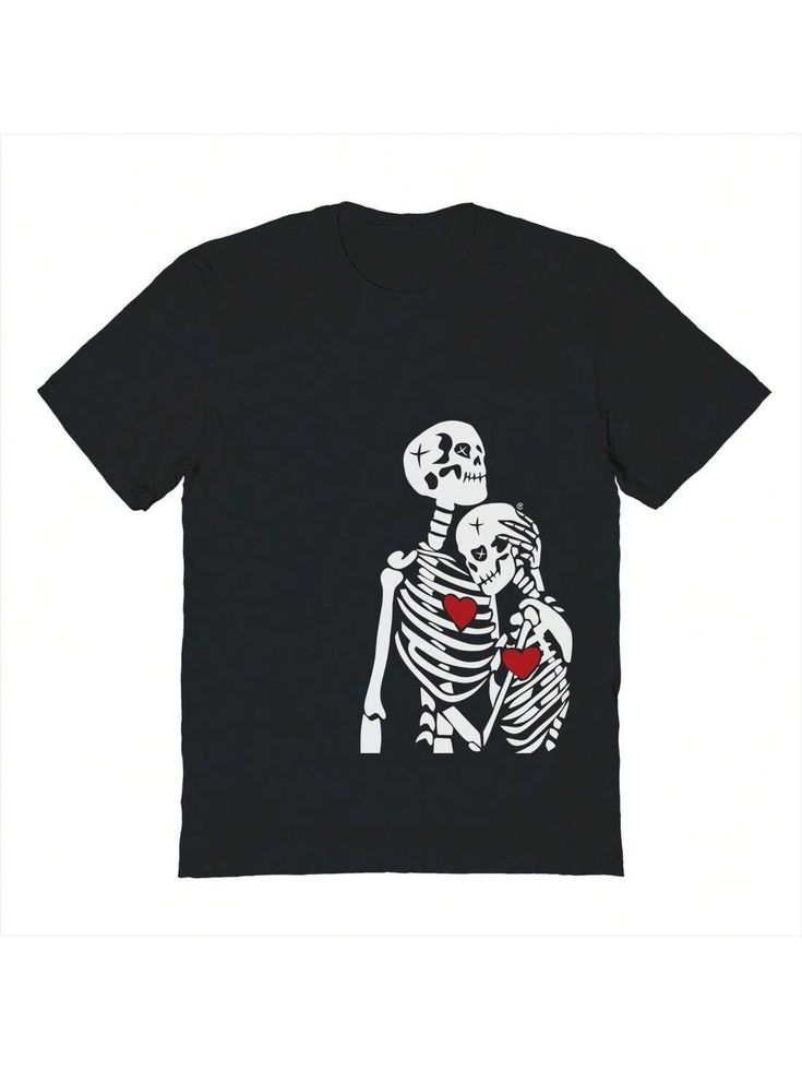 COMFY & COOL: Nearly There offers graphic shirts made of materials that are durable, comfortable, and easy to care for. Whether you're looking for a funny, inspirational, or pop-culture-inspired graphic shirt, we've got you covered.Pop Creature Till Death Graphic Cotton Short-Sleeve T-Shirt Black Casual  Short Sleeve Cotton Halloween  Medium Stretch  Men Clothing, size features are:Bust: ,Length: ,Sleeve Length: Funny Black Screen Print Top, Funny Black Screen Printed Top, Unisex Black Graphic Tee Shirt, Novelty Cotton T-shirt With Custom Print, Custom Print Cotton Novelty T-shirt, Custom Print Cotton T-shirt, Novelty Style, Custom Print Cotton T-shirt, Custom Print Cotton T-shirt In Novelty Style, Black Relaxed Fit Funny T-shirt