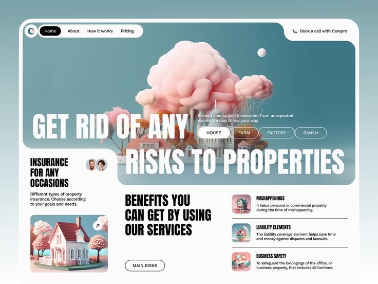 the homepage is designed to look like it could be used for real estate