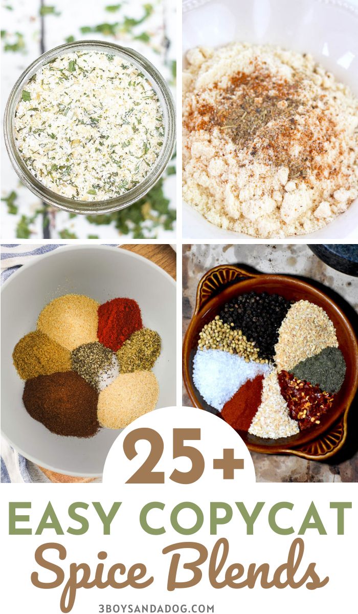 25 easy and delicious copycat spice blends