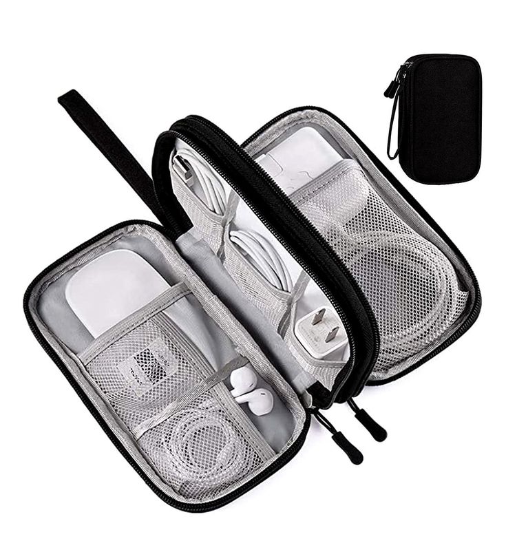 Computer Accessories Organizer Electronics Universal Tech Kit, Accessories Organizer, Padded Pouch, Tech Bag, Electronic Organization, Cable Storage, Travel Bag Organization, Tech Gear, Electronics Accessories