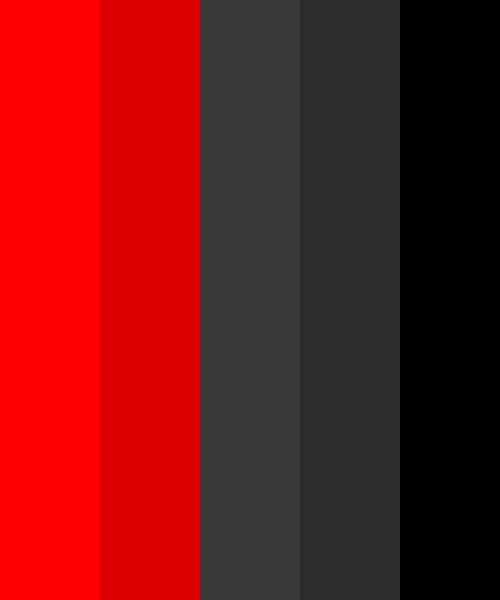 the color red and black is very dark