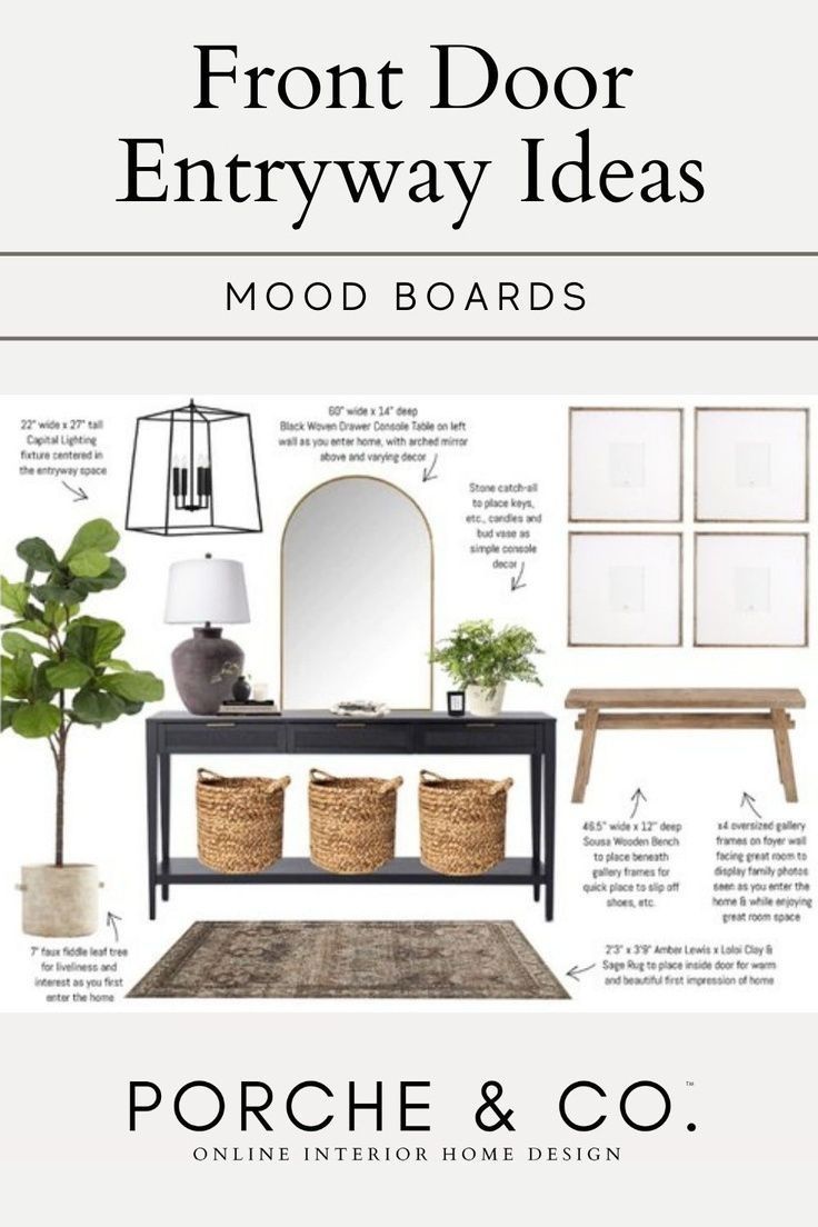 the front door entryway ideas mood board