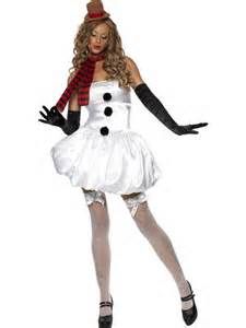 a woman dressed in a snowman costume