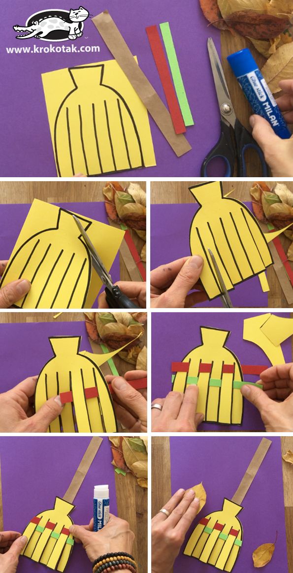 step by step instructions on how to make a paper doll