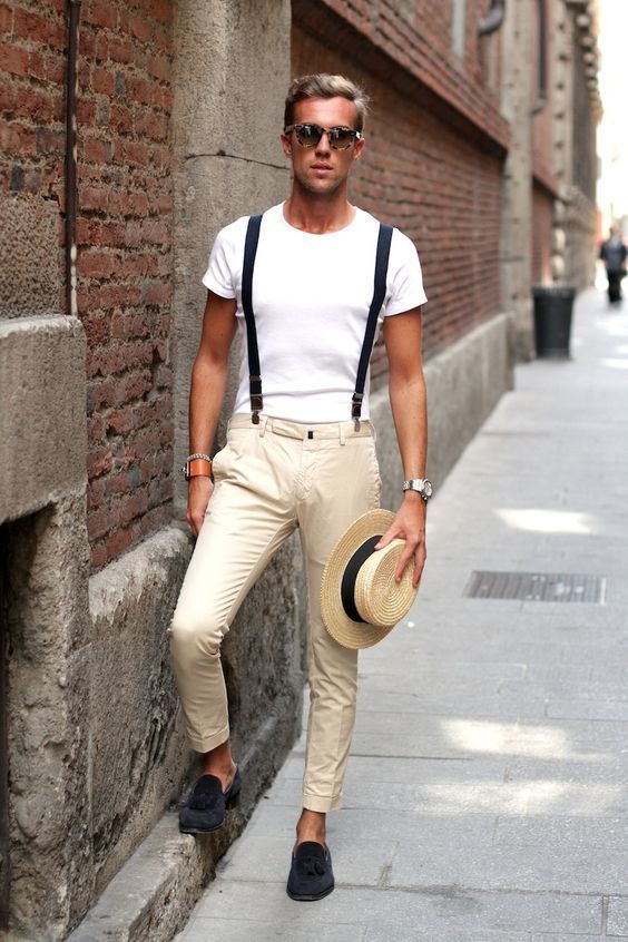 Retro-Outfit6 Retro Outfits For Men - 17 Ways To Wear Retro Outfits This Year Pakaian Hipster, Mens Fashion Vintage, Chique Outfit, Famous Outfits, Mens Summer Outfits, Mens Casual Outfits Summer, Mens Fashion Rugged, Mens Fashion Blog, Hipster Mens Fashion