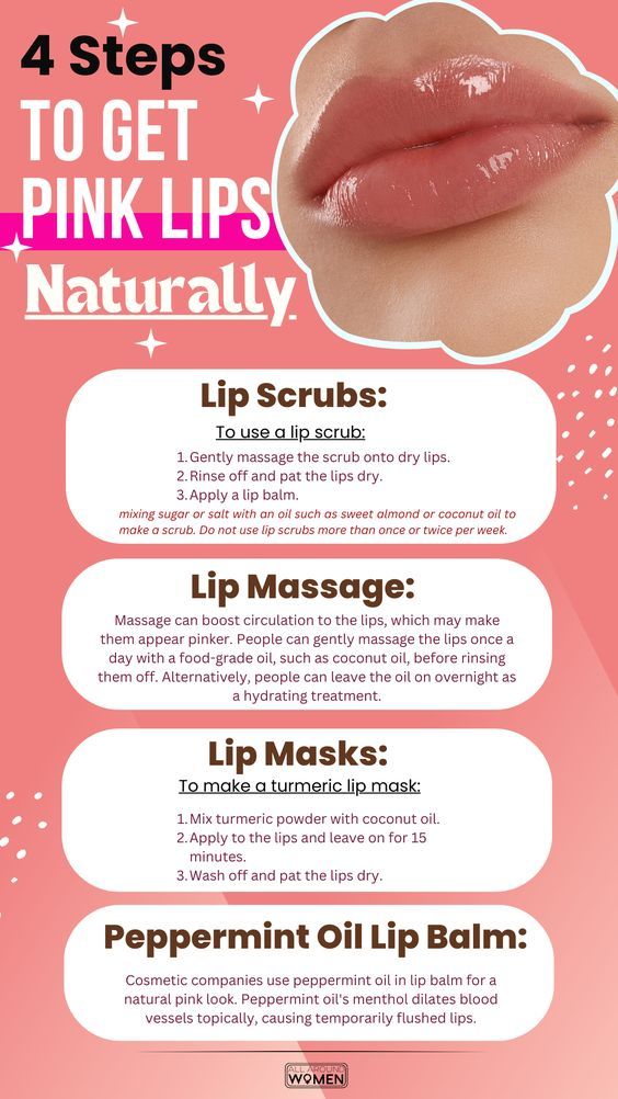 Tips For Pink Lips, Get Pink Lips, Natural Pink Lips, Beginner Skin Care Routine, Lip Care Tips, Lip Tips, Skin Care Basics, Face Skin Care Routine, Lip Care Routine