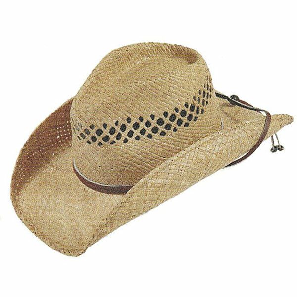 The Stetson Bridger Straw Cowboy Hat is a unisex cowboy hat made from raffia straw. The vented crown and 3 1/2" brim is ideal for those summer country music festivals where style and comfort are a must. This hat comes complete with a scure chin strap and is part of Stetson's "Rodeo Drive Collection"Brim: 3.5" Mens Summer Hats, Promotion Party, Leather Jackets Online, Summer Country, Outback Hat, Country Music Festival, Plain Canvas, Stetson Hat, Straw Cowboy Hat