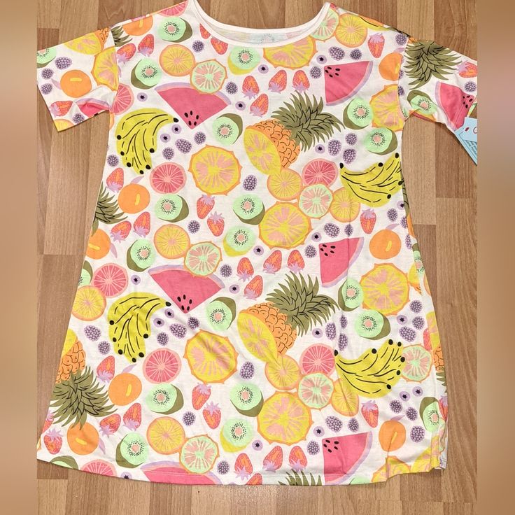 Tropical Theme Size Girls 14 Light Fabric Nwt Smoke/Pet Free Home Any Questions Just Let Me Know Spring Cartoon Print Sleepwear For Bedtime, Multicolor Cartoon Print Sleepwear For Spring, Playful Printed Short Sleeve Sleepwear, White Printed Sleepwear For Sleepover, Playful Sleepwear With Graphic Print And Short Sleeves, Multicolor Printed Sleepwear For Sleepover, Cute Printed Sleepwear For Sleepovers, Playful Graphic Print Sleepwear With Short Sleeves, Playful Cartoon Print Sleepwear For Spring