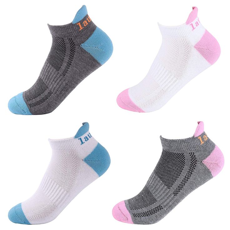 Laulax 4 pairs Ladies Professional Coolmax Running Socks, Achilles Tendon Protection, Size UK 3-8 / Europe 36-42, Gift Box, White, Grey: Amazon.co.uk: Clothing Adidas Socks, Achilles Tendon, Fitness Wear Women, Socks Design, Sports Outfit, Sports Outfits, Running Socks, Fitness Wear, Birthday Wishlist