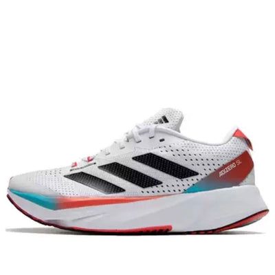 adidas Adizero SL 'White Black Bright Red' ID6924 White Adidas Sneakers For Marathon, Adidas Sneakers For Marathon, White Adidas Running Shoes For Errands, Adidas Logo White Running Shoes For Training, Adidas White Running Shoes For Training, Adidas Athleisure Sneakers For Marathon, Adidas White Running Shoes For Jogging, White Adidas Running Shoes For Training, White Adidas Running Shoes For Jogging