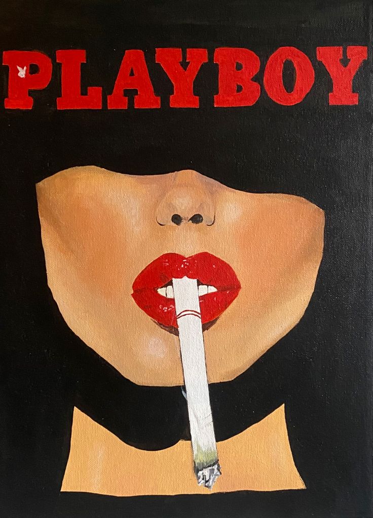 Painting Ideas Black Canvas, Classy Painting Ideas, Playboy Drawing, Edgy Painting Easy, Old Money Painting, Playboy Painting, Chic Painting Ideas, Christian Drawings, Classy Art