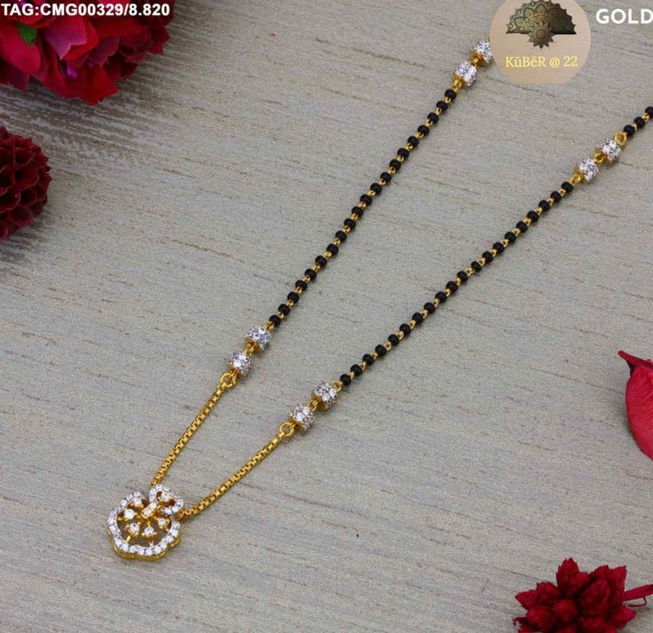 Black Beads Mangalsutra Design Simple Short, Blackbeads Short Models, Simple Black Beads Chain, Nallapusalu Designs Gold Short, Wedding Jewelry Sets Bridal Jewellery, Indian Wedding Jewelry Sets, Mangalsutra Design, Bridal Necklace Designs, Neck Pieces Jewelry