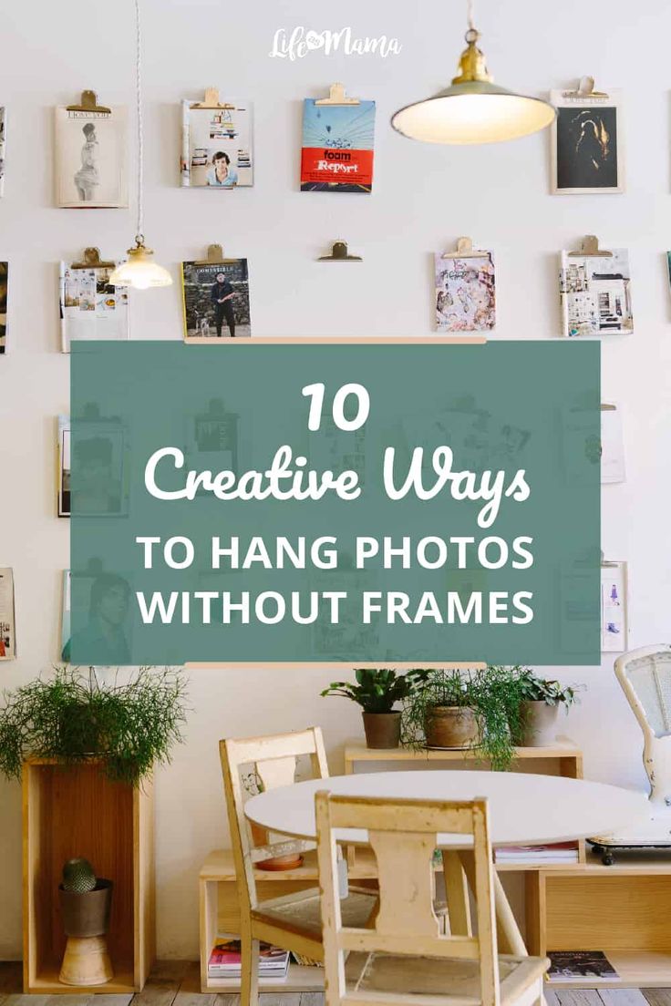 the top 10 creative ways to hang photos without frames